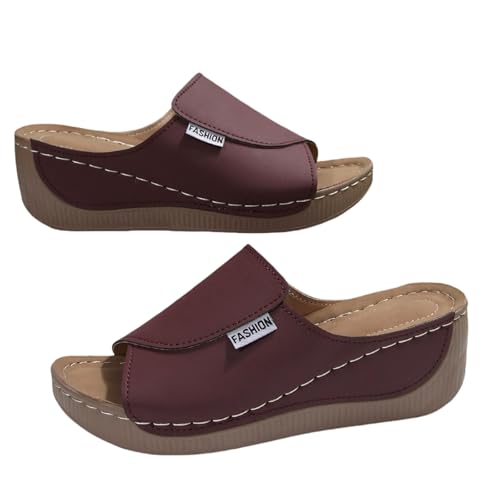 INLANDSIS Vivastep Sandalen Damen - Ergonomische & Rutschfeste Orthopädische，Sandalen Zur Schmerzlinderung Damenpantoffel Mit Offener Orthopädischer Zehenpartie von INLANDSIS