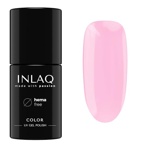 INLAQ® UV Nagellack Rosa - 6 ml Hema Free - Langlebiger UV Lack - Nail Polish - Glow Spectrum Kollektion - Gelnägel - Shellac Gel - Gellack ohne Hema | 1047- Cherub von INLAQ