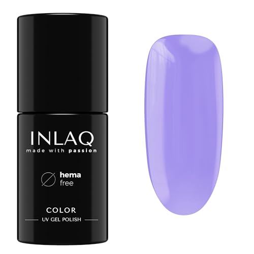 INLAQ® UV Nagellack | Nail Polish Gel | Gellack UV/LED Lack - Glow Spectrum Kollektion 6ml - Dull Lavendar von INLAQ