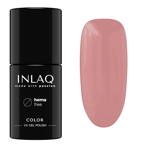 INLAQ® UV Nagellack Rosa Rotbraun - 6 ml Hema Free - Langlebiger UV Lack - Nail Polish - Glamour Kollektion - Gelnägel - Shellac Gel - Gellack ohne Hema | 1029- Mocha von INLAQ