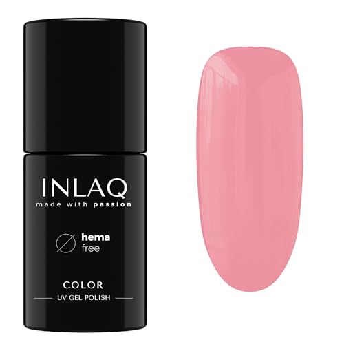 INLAQ® UV Nagellack in Verschiedenen Farben - UV LED Gel Nail Polish Perfekt für eine Hochzeit - Gellack UV Lack aus der Kollektion Marry Me! 6 ml - Marker Pink Color von INLAQ