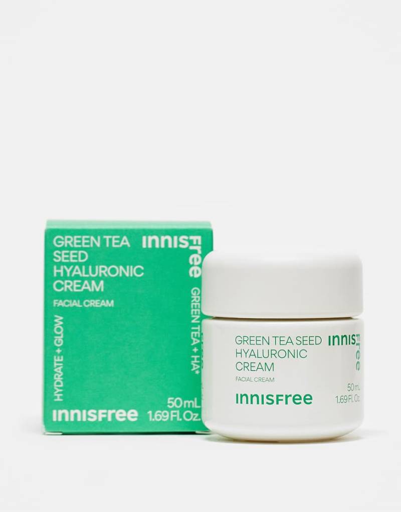 INNISFREE- Green Tea Seed Hyaluronic Cream - Hyaluron-Creme mit Grüntee-Samen, 50 ml-Keine Farbe INNISFREE- Green Tea Seed Hyaluronic Cream - Hyaluron-Creme mit Grüntee-Samen, 50 ml-Keine Farbe von INNISFREE