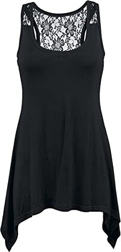 INNOCENT Amber Frauen Top schwarz L 65% Baumwolle, 35% Polyester Casual Wear, Nu Goth, Rockwear von INNOCENT