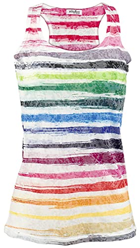 INNOCENT Icicle Burnout Frauen Top Multicolor L von INNOCENT