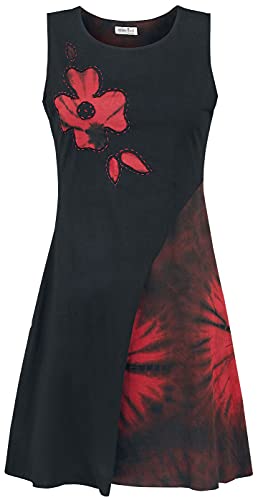 INNOCENT Maya Dress Frauen Mittellanges Kleid schwarz/rot XL von INNOCENT