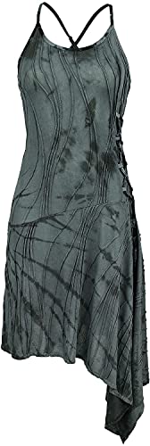 INNOCENT Miana Dress Frauen Mittellanges Kleid grau/schwarz M von INNOCENT