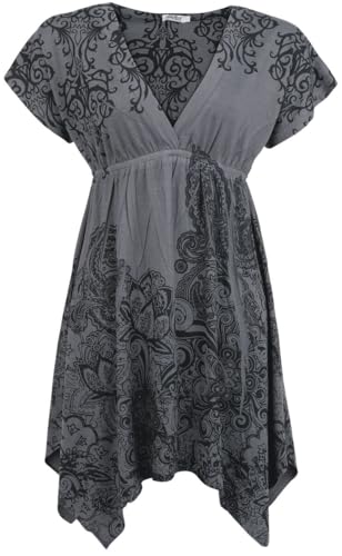 INNOCENT Smock Frauen Kurzes Kleid grau M von INNOCENT