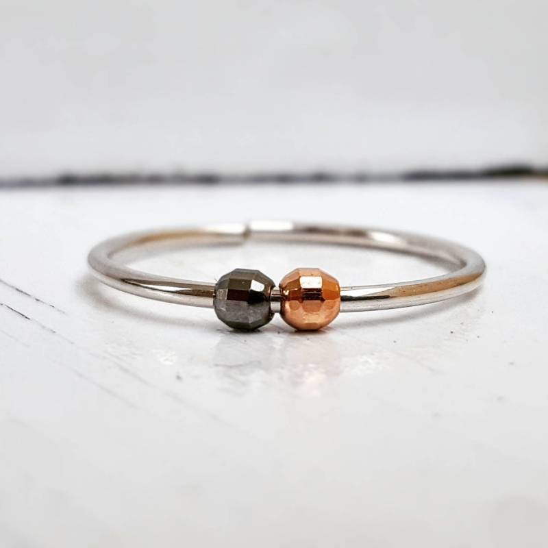 Fidget Ring Sorgenring Angst Meditationsring Spinnerring Stress Yoga Sorgen Schmuck von INNOCENTIJEWELRY