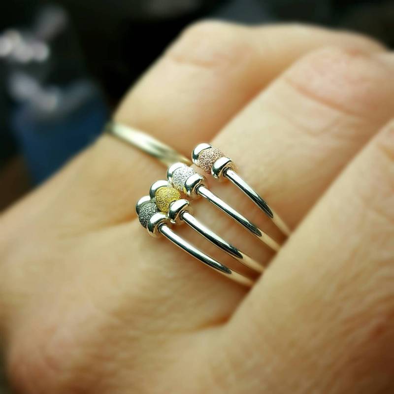 Fidget Ring Sorgenring Angst Meditationsring Spinnerring Stress Yoga Sorgen Schmuck von INNOCENTIJEWELRY