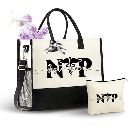 InnoBeta NP Tragetasche für Damen, aus Segeltuch, mit Reißverschluss oben und Schultergurt, Canvas - Best Np Ever, Einheitsgröße von INNObeta