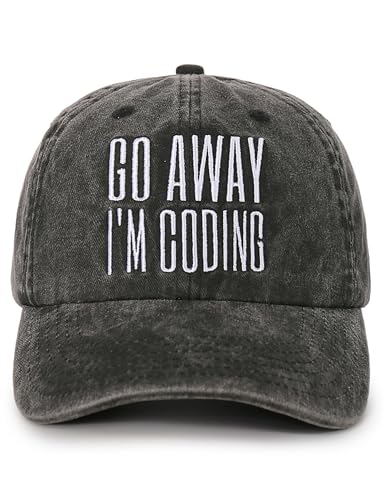 InnoBeta Computerprogrammierer-Geschenke für Männer, Geschenke für Computerprogrammierer, Computeringenieur-Programmierer-Hut für Männer zu Weihnachten, Geburtstag, verstellbare bestickte von INNObeta