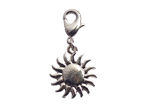 INNSPIRO NICE CHARMS Metall-Anhänger mit Karabiner Durchmesser 16 mm 25 u., 13mm., Metall, Kein Edelstein von INNSPIRO