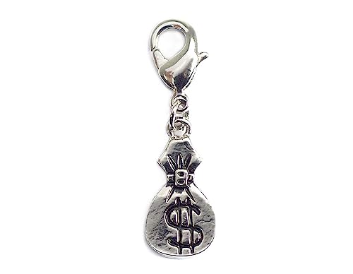 INNSPIRO NICE CHARMS Metallanhänger Geldtasche mit Karabiner 9x17mm 25u, 13x15mm., Metall, Kein Edelstein von INNSPIRO