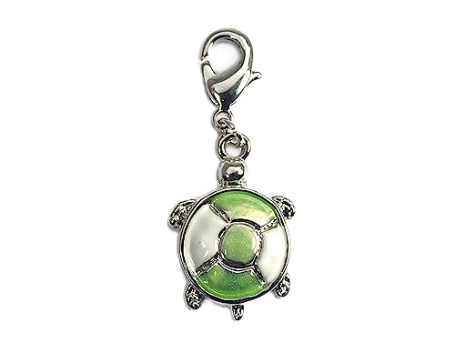 INNSPIRO NICE CHARMS Metallanhänger Schildkröte grün und weiß mit Karabiner 15x22mm 25u., 10x22mm., Metall, Kein Edelstein INNSPIRO NICE CHARMS Metallanhänger Schildkröte grün und weiß mit Karabiner 15x22mm 25u., 10x22mm., Metall, Kein Edelstein von INNSPIRO