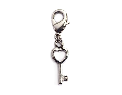 INNSPIRO NICE CHARMS Metallanhänger Schlüssel mit Karabiner 7x20mm 25u., 23x10mm., Metall, Kein Edelstein von INNSPIRO