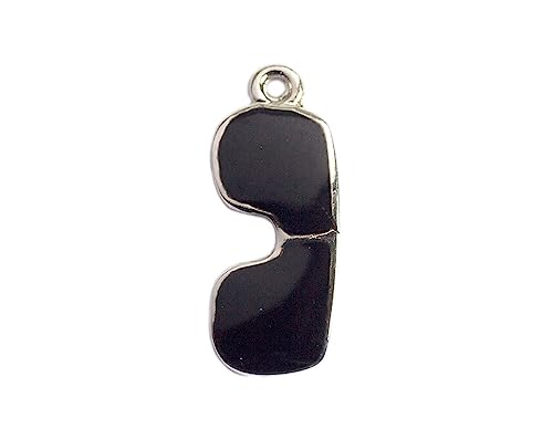 INNSPIRO NICE CHARMS Metallanhänger Sonnenbrille schwarz 8x21mm 25u, 13x15mm., Metall, Kein Edelstein INNSPIRO NICE CHARMS Metallanhänger Sonnenbrille schwarz 8x21mm 25u, 13x15mm., Metall, Kein Edelstein von INNSPIRO