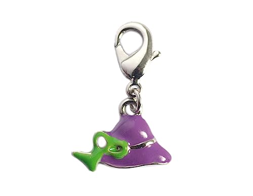 INNSPIRO NICE CHARMS Pamela grün lila Metall Anhänger mit Karabiner 17x20mm 25u., 12x16mm., Metall, Kein Edelstein von INNSPIRO