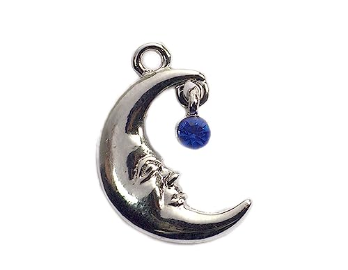 INNSPIRO Nice Charms Anhänger aus Metall, Mond mit ähnlichem 14 x 17 mm, 25 Stück, 11x22mm., Metall, Kein Edelstein von INNSPIRO