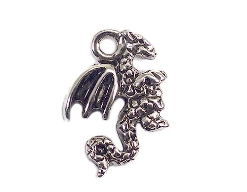 INNSPIRO Nice Charms Drachen-Anhänger, Metall, 11 x 14 mm, 25 Stück, 19x7mm., Metall, Kein Edelstein INNSPIRO Nice Charms Drachen-Anhänger, Metall, 11 x 14 mm, 25 Stück, 19x7mm., Metall, Kein Edelstein von INNSPIRO