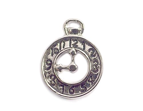 INNSPIRO Nice Charms Metall-Anhänger, Uhr, Durchmesser 13 mm, 25 Stück., 10x17mm., Metall, Kein Edelstein von INNSPIRO