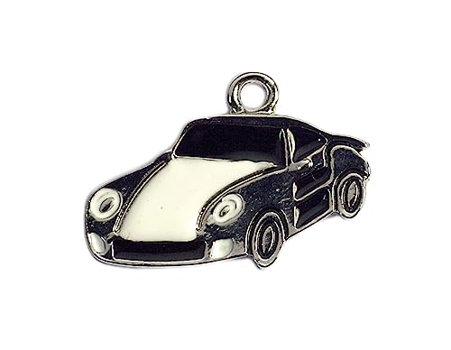 INNSPIRO Nice Charms Porshce Metall-Anhänger, Schwarz und Weiß, 20 x 14 mm, 25 Stück, 12x23mm., Metall, Kein Edelstein INNSPIRO Nice Charms Porshce Metall-Anhänger, Schwarz und Weiß, 20 x 14 mm, 25 Stück, 12x23mm., Metall, Kein Edelstein von INNSPIRO