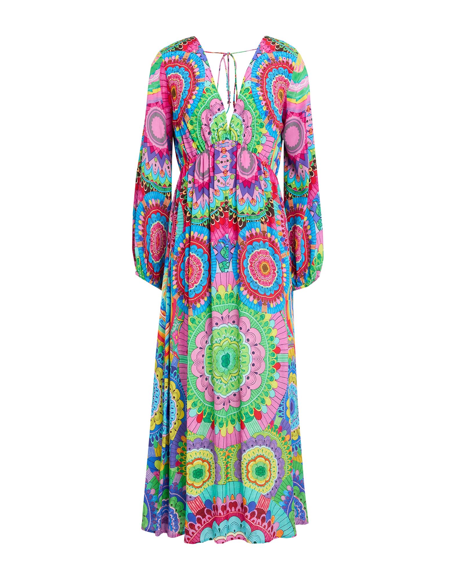 INÓA Midi-kleid Damen Fuchsia INÓA Midi-kleid Damen Fuchsia von INÓA