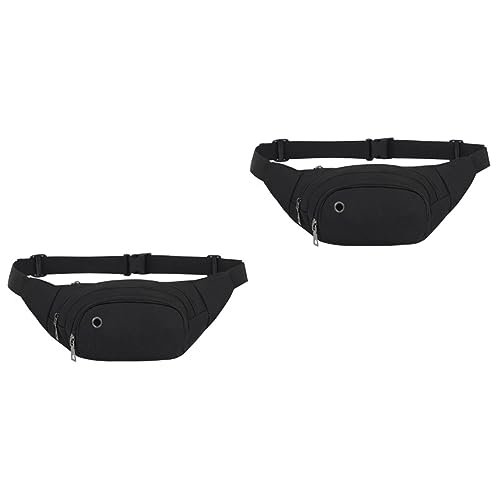 INOOMP 2-teilige Herren-gürteltasche Für Den Außenbereich Modische Laufsport-gürteltasche Für Wandern Workout Hüfttasche Handytasche Leichte Wander-gürteltasche von INOOMP