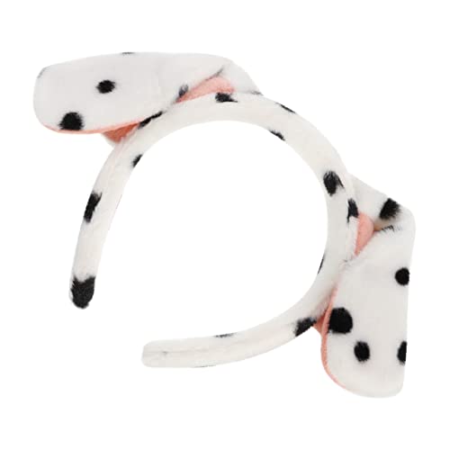 INOOMP 1 Stück Cartoon Welpen Haarband Hundeohren Kostüm für Erwachsene Hundemütze Hundeohren Stirnband Bräutigam Wolfsohren lustig stoff kopfschmuck Tierstirnband für Weiß von INOOMP