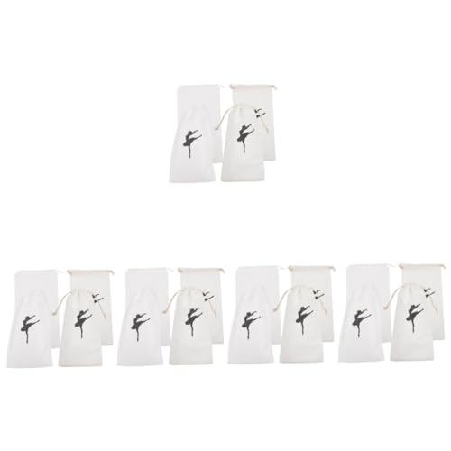 INOOMP 20stücke Ballettschuh Aufbewahrungstaschen Aus Tragbare Kordelzugbeutel Für Tanzschuhe Waschbare Tanzschuhbeutel Für Mädchen Und Jungen von INOOMP