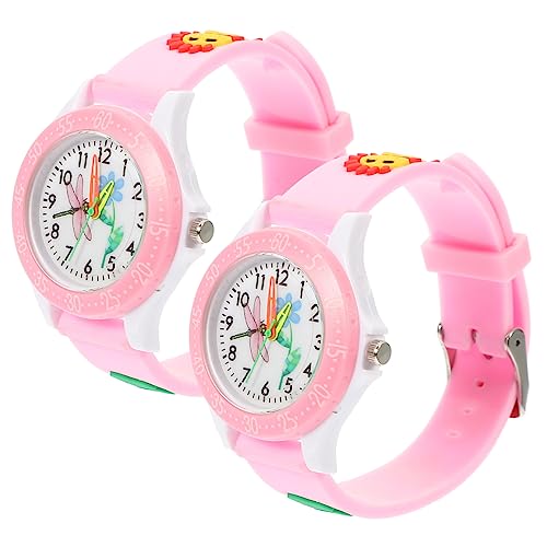 INOOMP 2St Kinderarmbanduhr kinderuhren Armbanduhr Kinder watsch Uhr Kinder Watches Mädchenuhr Kinder Armbanduhr auf Kind aufpassen Uhren für Studenten Karikatur Anschauen männlich von INOOMP