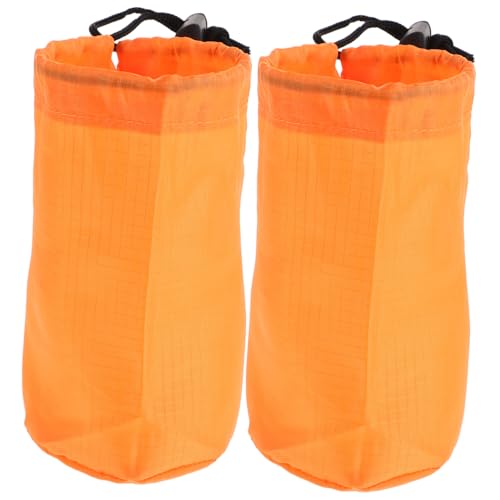 INOOMP 2stücke Regenmanteltasche Für Camping Kompakt Wiederverwendbar Kordelzug Für Outdoor Reisen Fahrrad Und Wandern Leicht Und Tragbar von INOOMP