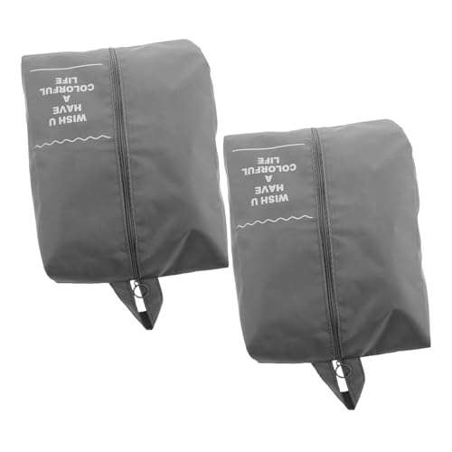 INOOMP 2stücke Schuhbeutel Und Faltbar Schuhsack Für Reisen Stiefeltragetasche Tanzschuhtasche Fußtasche Für Fitnessstudio Tragbare Schuhbeutel Für Herren Und Damen von INOOMP
