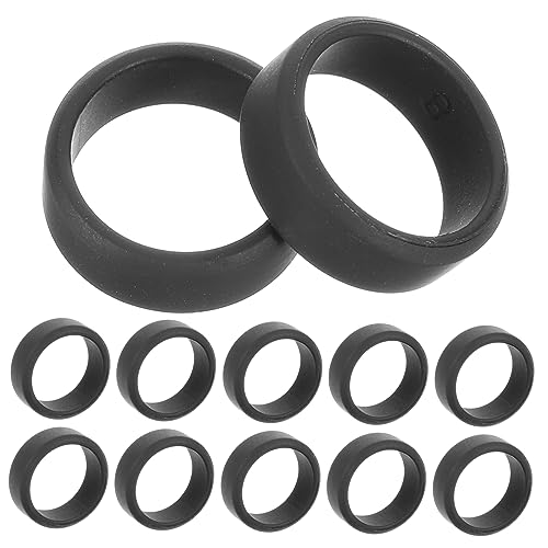 INOOMP 30 Stk Silikonringe gymnastics rings sicherungsringe Fingerringe aus Gummi glatter Silikonring Herrenringe Ringe für Männer Outdoor-Sportringe ring schutzhüllen Hypotenuse Zubehör von INOOMP