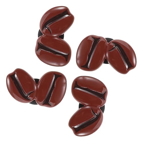 INOOMP 4 Stück Kaffeebohnenbrosche Bekleidungsnadel Stellnadel Pulloverbrosche Kaffeebohnenschmuck Brosche Abzeichen lustiges Abzeichen Brosche Reversnadel Japan-Pin Legierung Hellbraun INOOMP 4 Stück Kaffeebohnenbrosche Bekleidungsnadel Stellnadel Pulloverbrosche Kaffeebohnenschmuck Brosche Abzeichen lustiges Abzeichen Brosche Reversnadel Japan-Pin Legierung Hellbraun von INOOMP