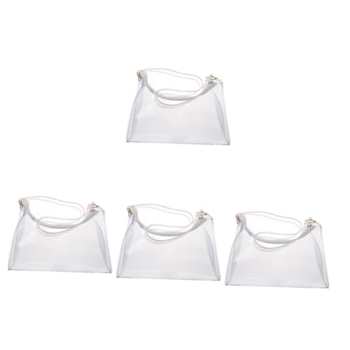INOOMP 4stücke Transparentes Konzert-umhängetasche Aus Praktische Handtasche Für Frauen Für Veranstaltungen Im Stadion Mit Platz Für Handy Und Kosmetik Leicht Und Platzsparend von INOOMP