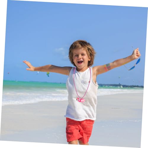 INOOMP 5 Stück Teiliges Hawaii Schmuckset mit Tropischen Anhängern Wasserfest Modische Halskette für Hawaii-partys Strand Urlaubsschmuck Geeignet für Damen und Festliche Anlässe von INOOMP