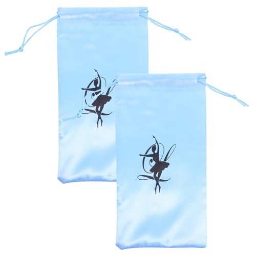 INOOMP Ballettschuh-Aufbewahrungstasche Mit Kordelzug Für Mädchen Satinbeutel Zum Organisieren Von Tanzschuhen Leicht Und Tragbar Für Training Und Wettbewerb von INOOMP