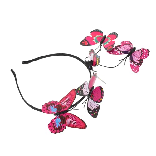 INOOMP Bridal Butterfly Headband Für Hochzeiten Schmetterlingskrone Einzigartiges Haaraccessoire Für Besondere Anlässe Präzise Verarbeitet Design Für Bräute Und Fotoshootings von INOOMP