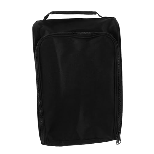 INOOMP Golf Schuh Tasche Für Herren Und Damen Atmungsaktive Reisetasche Mit Reißverschluss Für Golfschuhe Zubehör Und Kleidung Für Outdoor-Sportarten Schwarze Farbe von INOOMP
