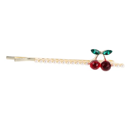 INOOMP Kirsche Strass Haarspange Haarspangen in Kirschform Modische Haarspangen Aus Metall Trendige Haarspangen Funkelnde Haarspangen Strass-haarspangen Für Frauen -clip Legierung Rot INOOMP Kirsche Strass Haarspange Haarspangen in Kirschform Modische Haarspangen Aus Metall Trendige Haarspangen Funkelnde Haarspangen Strass-haarspangen Für Frauen -clip Legierung Rot von INOOMP