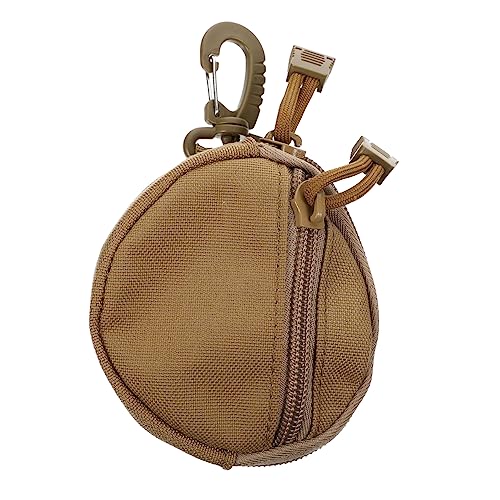 INOOMP Kopfhörertasche Münz-Organizer-Tasche Schmuckbeutel Geldbeutelhalter Geldbörse Tasche Aufbewahrungstaschen Für Ohrstöpsel Portemonnaie Münze Handy Segeltuch 1000d Outdoor-Tasche von INOOMP