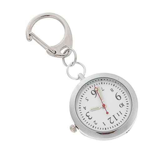 INOOMP Uhr Schwesternuhren Brustuhr Zubehör Für Krankenschwestern Arzt Taschenuhr Arzttaschenuhr Zubehör Für Stethoskope Nahe Leuchtend Damen Rostfreier Stahl Abzeichen von INOOMP