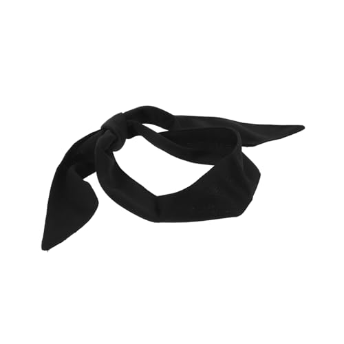 Milchseidenstirnband wickeln Unisex Stirnband Nacken läuft Dochtwirkung Männer Haarband Stirnbänder für Basketball elastische Stirnbänder Fliege Stirnband Sporthaarband Schwarz von INOOMP