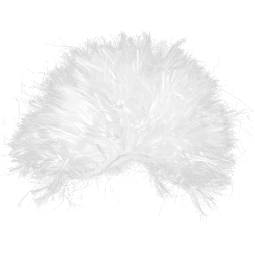 Old Man Kostümperücke Weißes Cosplay Haar für Partys Wissenschaftler Wig Realistische Alte Männerperücke für Halloween und Kostümpartys von INOOMP