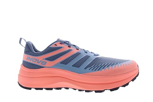 INOV8 Damen Trailfly Max Ultra Laufschuhe - Blue Grey/Coral/Light Grey - 40.5 von INOV8