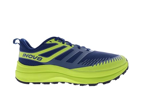 INOV8 Herren Trailfly Max Ultra Laufschuhe - Blue/Lime/Black - 40.5 von INOV8