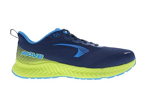 INOV8 Roadfly Herren Straßenlaufschuhe, Marineblau/Blau/Limette, 44.5 EU von INOV8