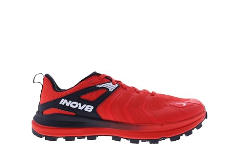 INOV8 Trailtalon Zero - Zero Drop Trailrunning-Schuhe für Herren, rot / schwarz, 42.5 EU von INOV8