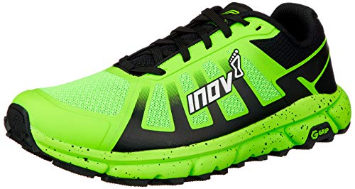 INOV8 Terraultra G 270 Herren-Trailrunning-Schuhe, Zero Drop für Langstrecken, Ultra-Marathon-Laufschuhe, grün/schwarz, 40.5 EU von INOV8