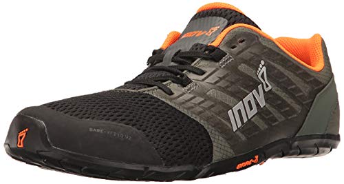 inov-8 Herren Bare-XF 210 v2 (M) Crosstrainer, Grau/Schwarz/Orange, 41.5 EU von INOV8